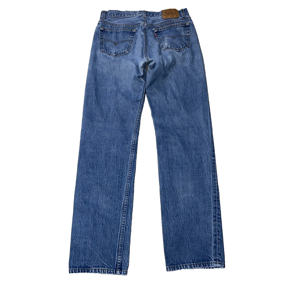 Vintage Levis 501xx Jeans RARE UPSIDE -DOWN RED TAB Men 35W Button Fly USA 38L